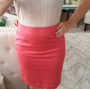 Dark Pink Pencil Skirt